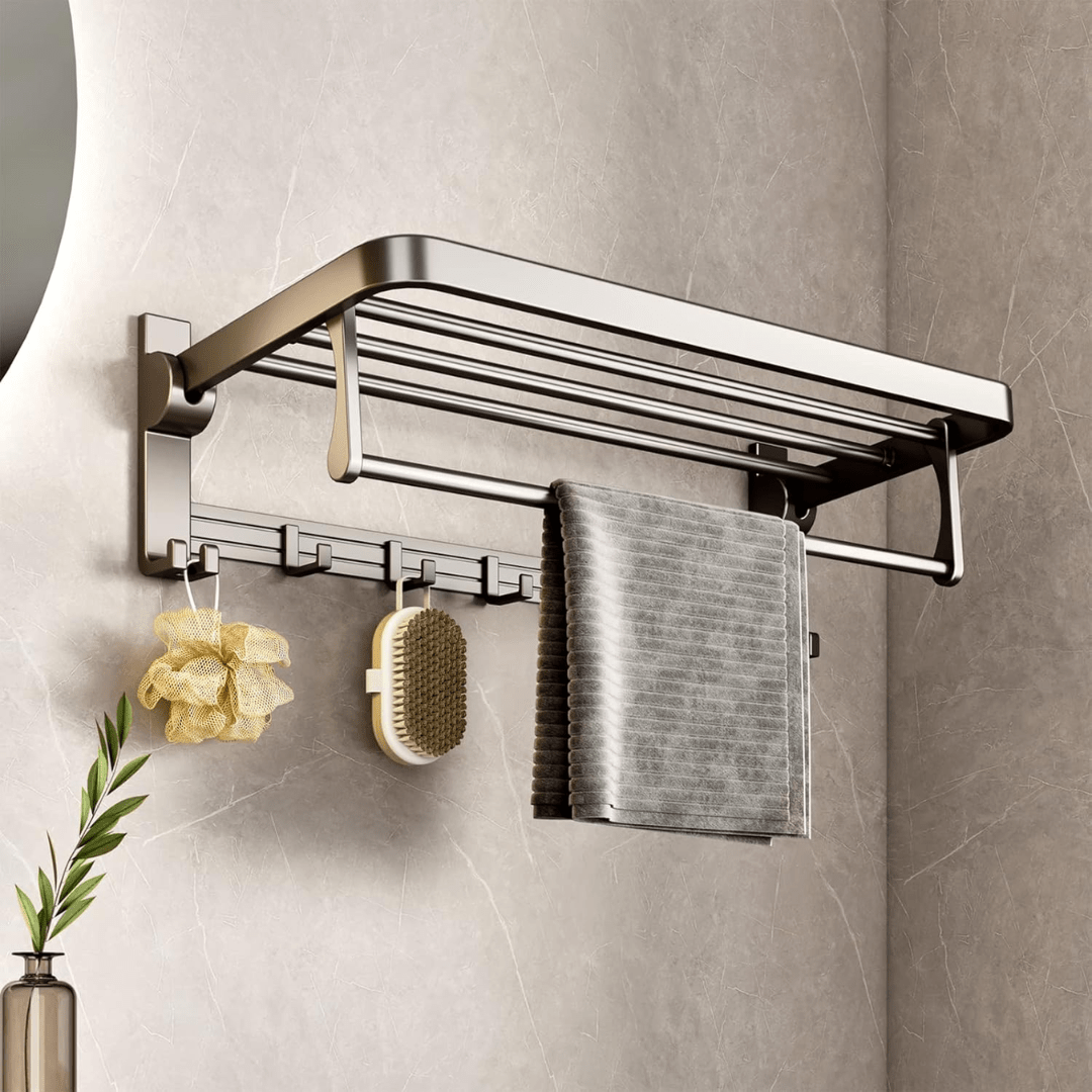 Wall-Mounted Towel Organizer