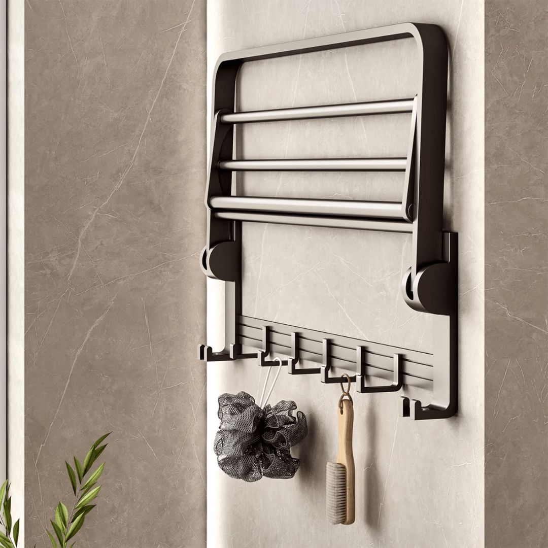 Wall-Mounted Towel Organizer