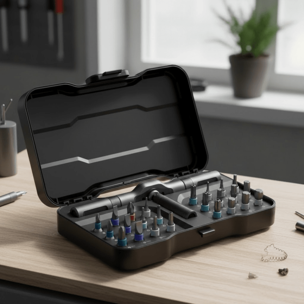 24 in 1 Multi-Purpose Ratchet Screwdriver Magnetic Bits Tool Set