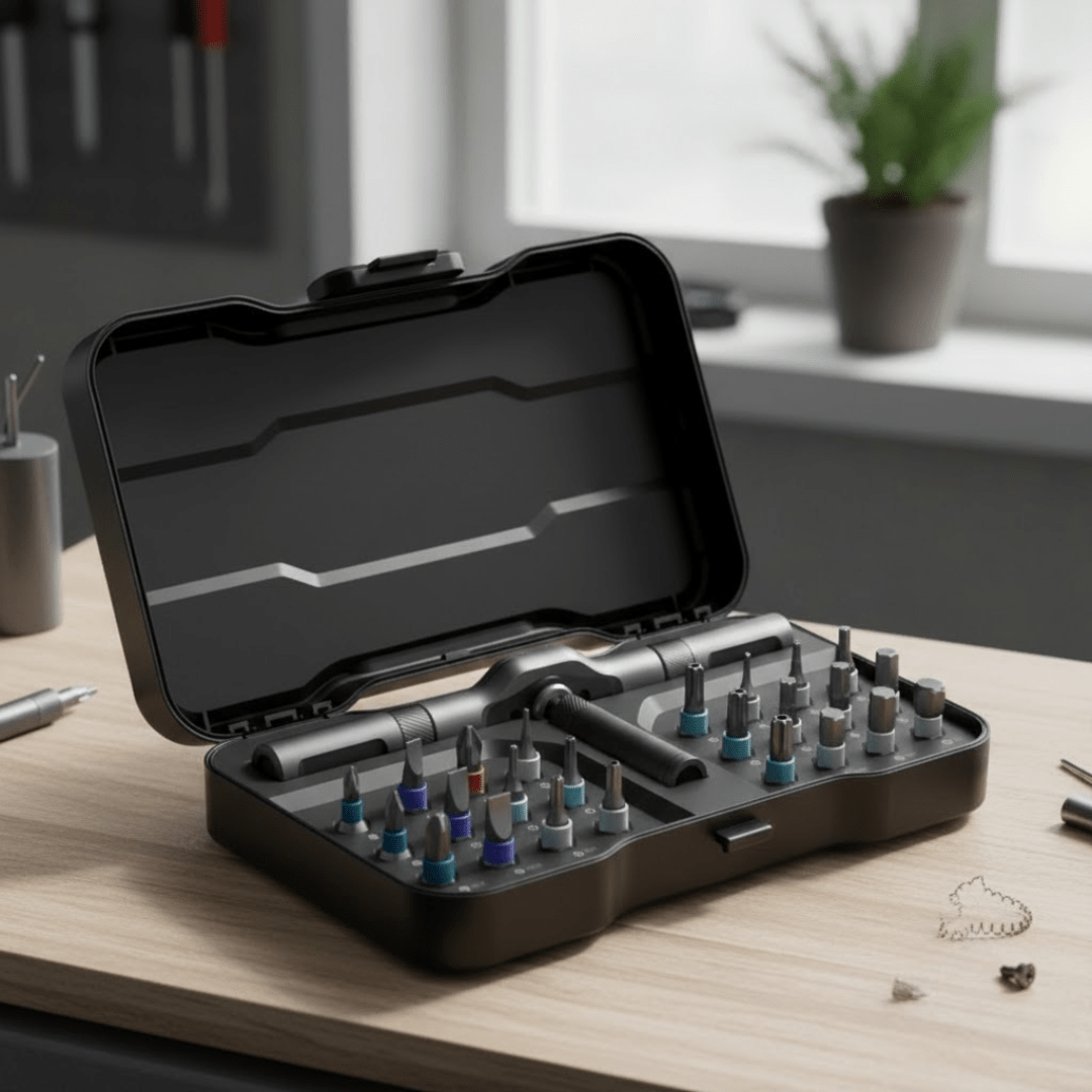 24 in 1 Multi-Purpose Ratchet Screwdriver Magnetic Bits Tool Set