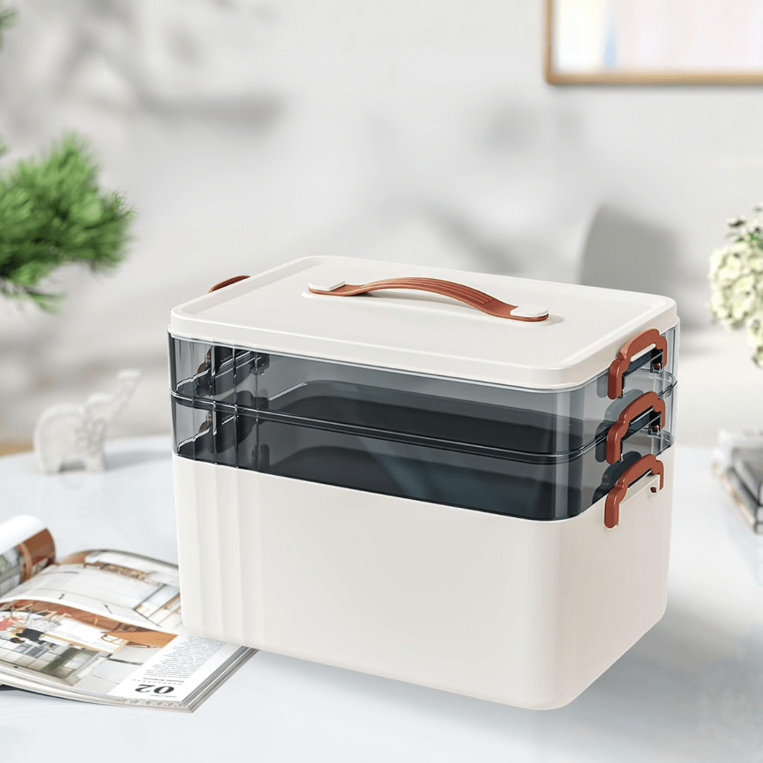 3-Tier Multi-Purpose Medicine Storage Organizer