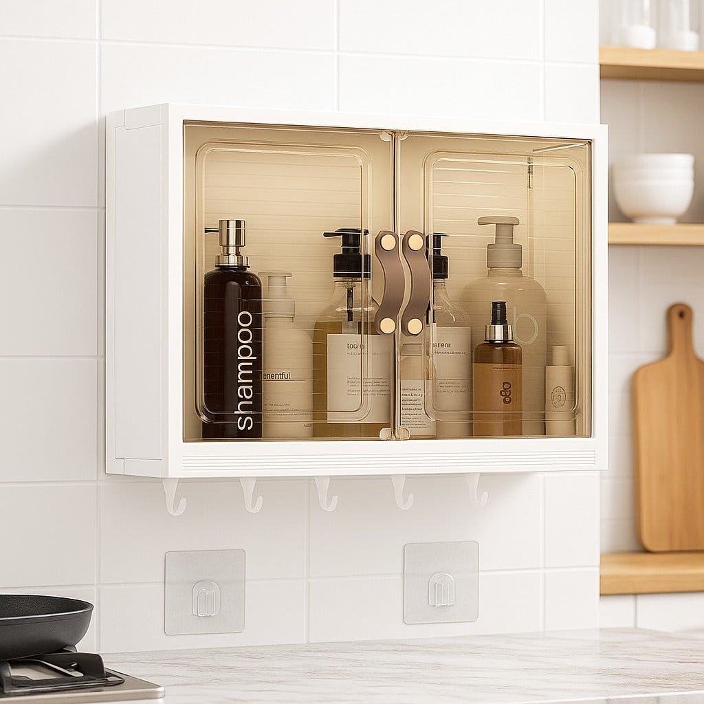 Bathroom Wall Hanging Shelf Storage Cabinet (45cm)