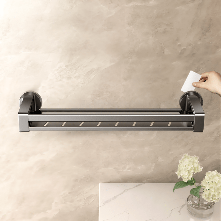 Carbon Steel Multi-Use Storage Rack with Suction Cup