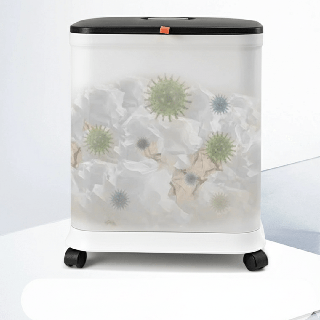 Adjustable Lifting Trash Can with Wheels and Sealed Lid(45L)