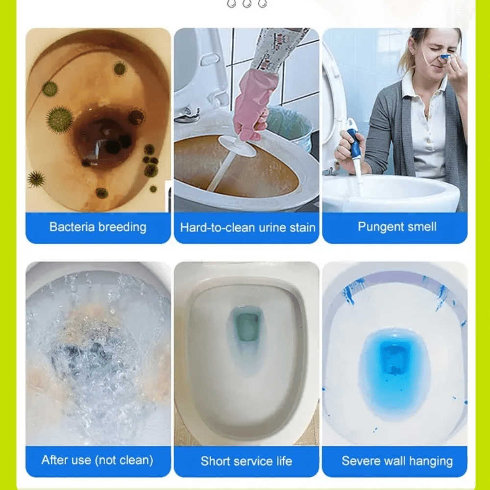 Auto Toilet Cleaning Basket