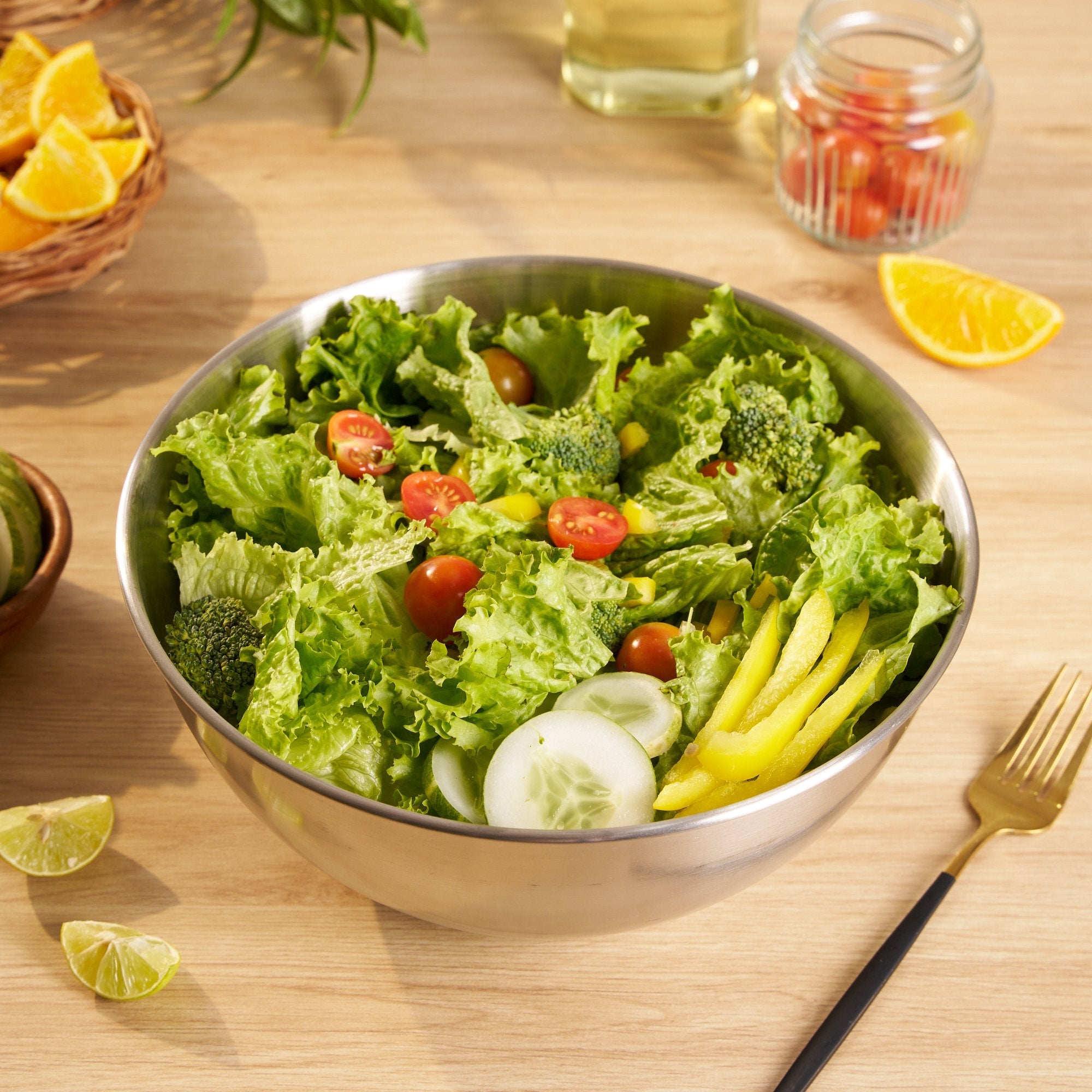 Versatile Stainless Steel Food Bowls