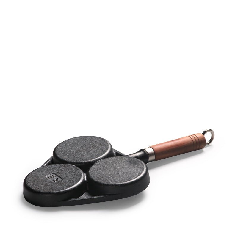 3-In-1 Cast Iron Cooking Pan (19cm)