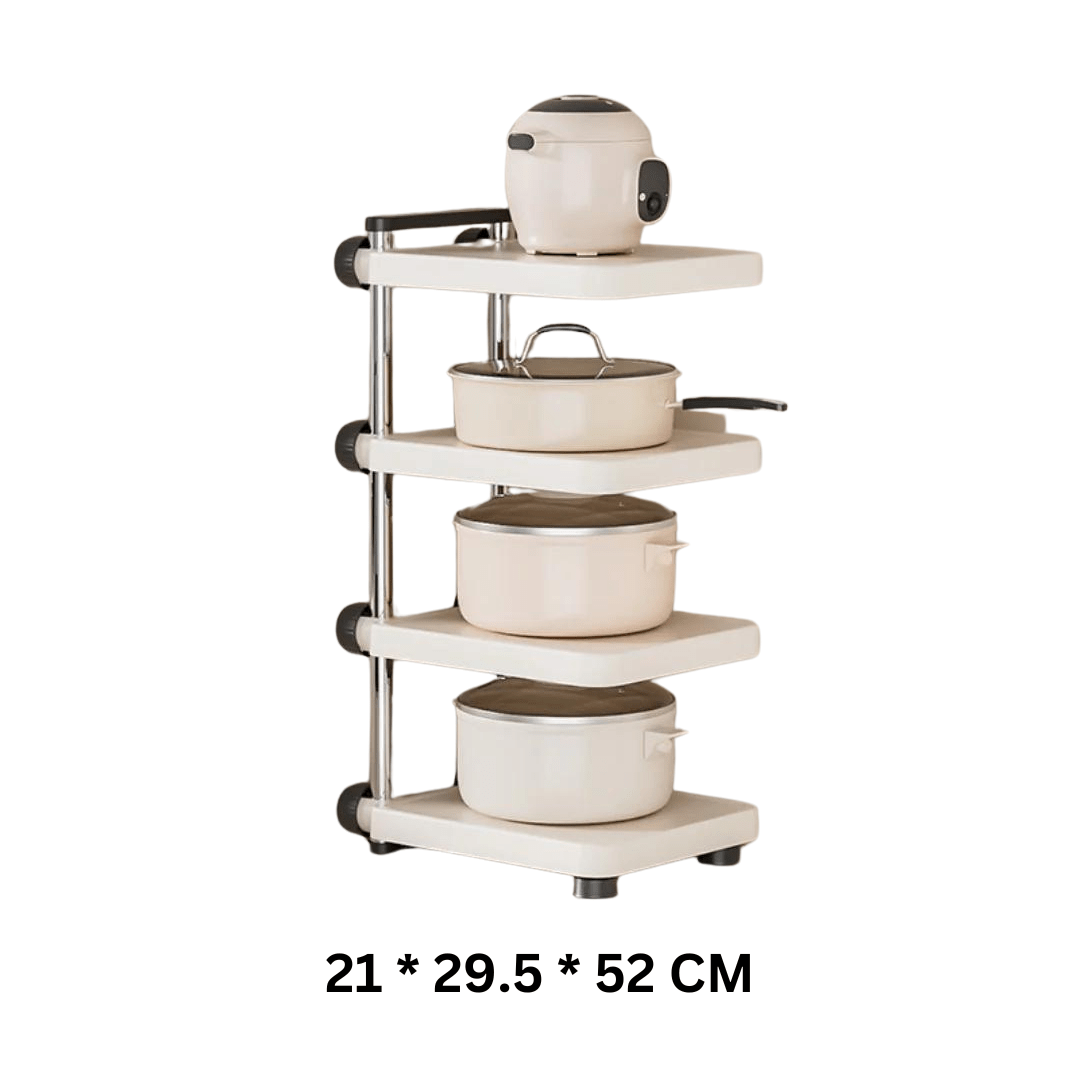 Adjustable Multi-Tier Kitchen Organizer Rack