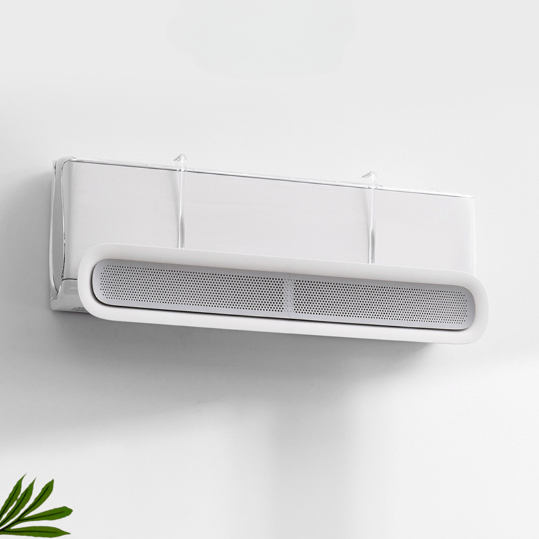 Wall-Mounted Air Conditioner Wind Deflector With Adjustable Wings