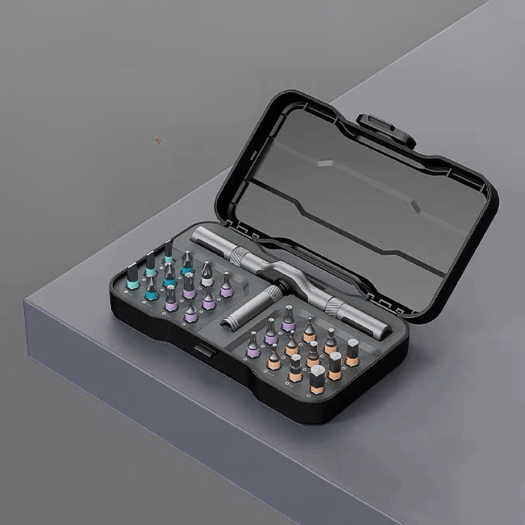 24 in 1 Multi-Purpose Ratchet Screwdriver Magnetic Bits Tool Set