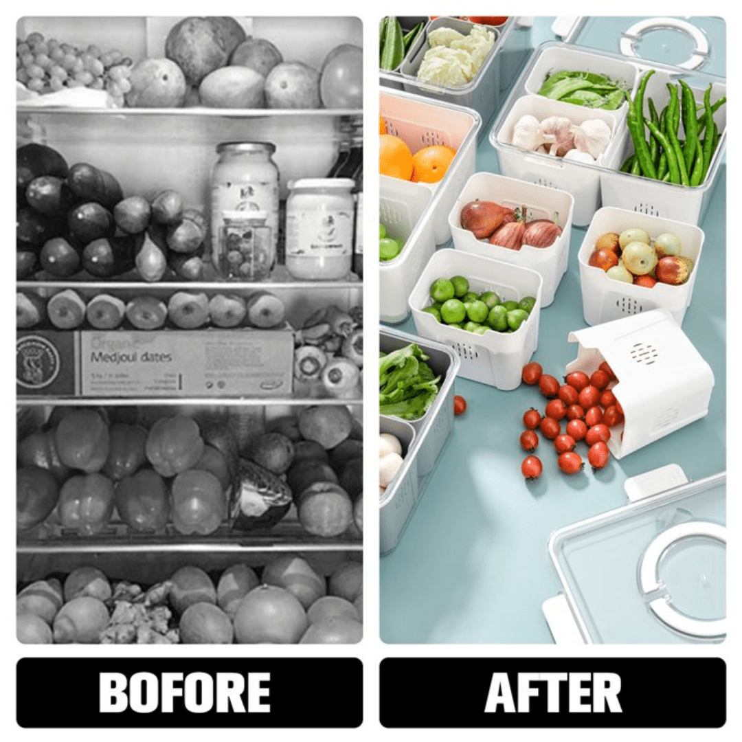 Airtight Storage Containers With 4 Compartments