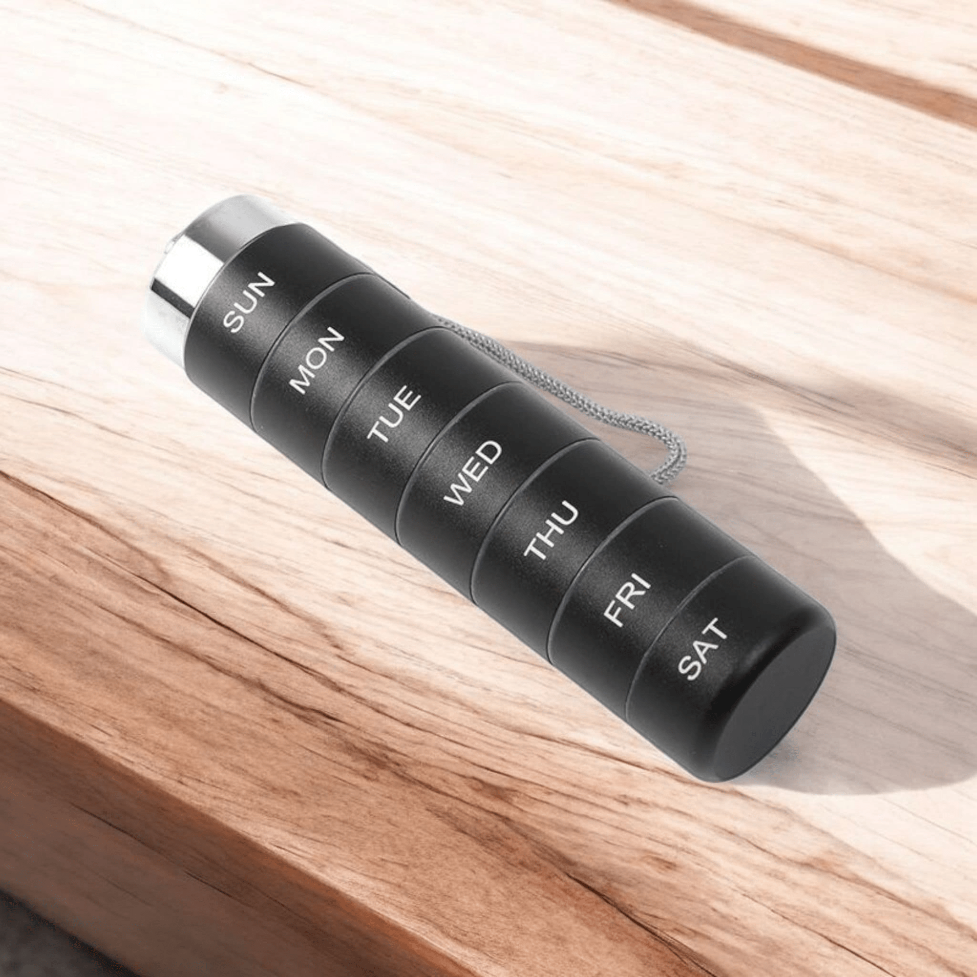 Aluminum Weekly Stackable 7-Day Medicine Container(Pack of 1)