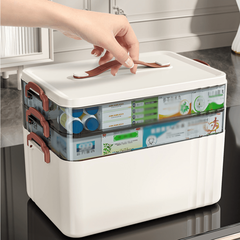 3-Tier Multi-Purpose Medicine Storage Organizer