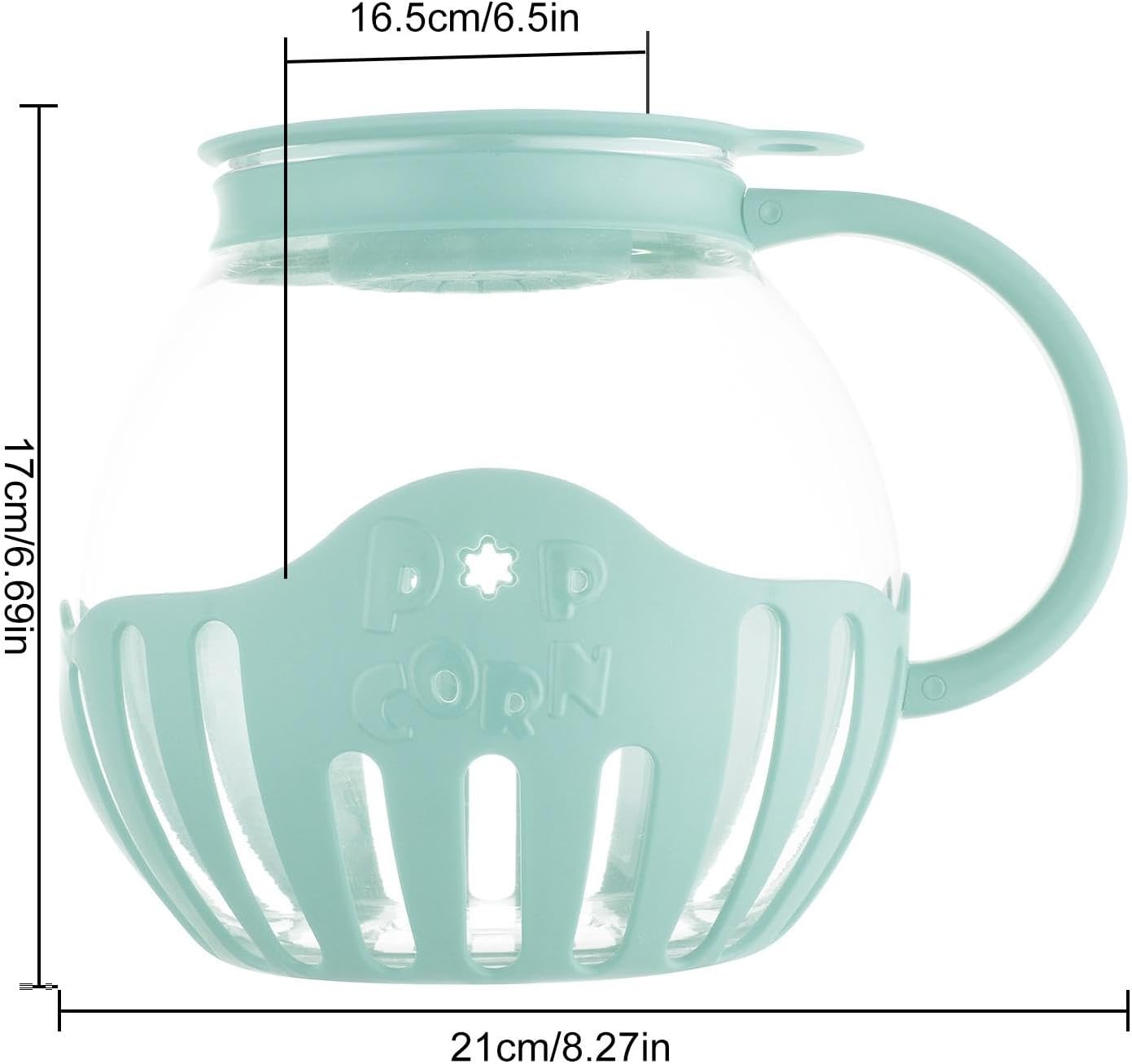 3-in-1 Microwave Popcorn Popper