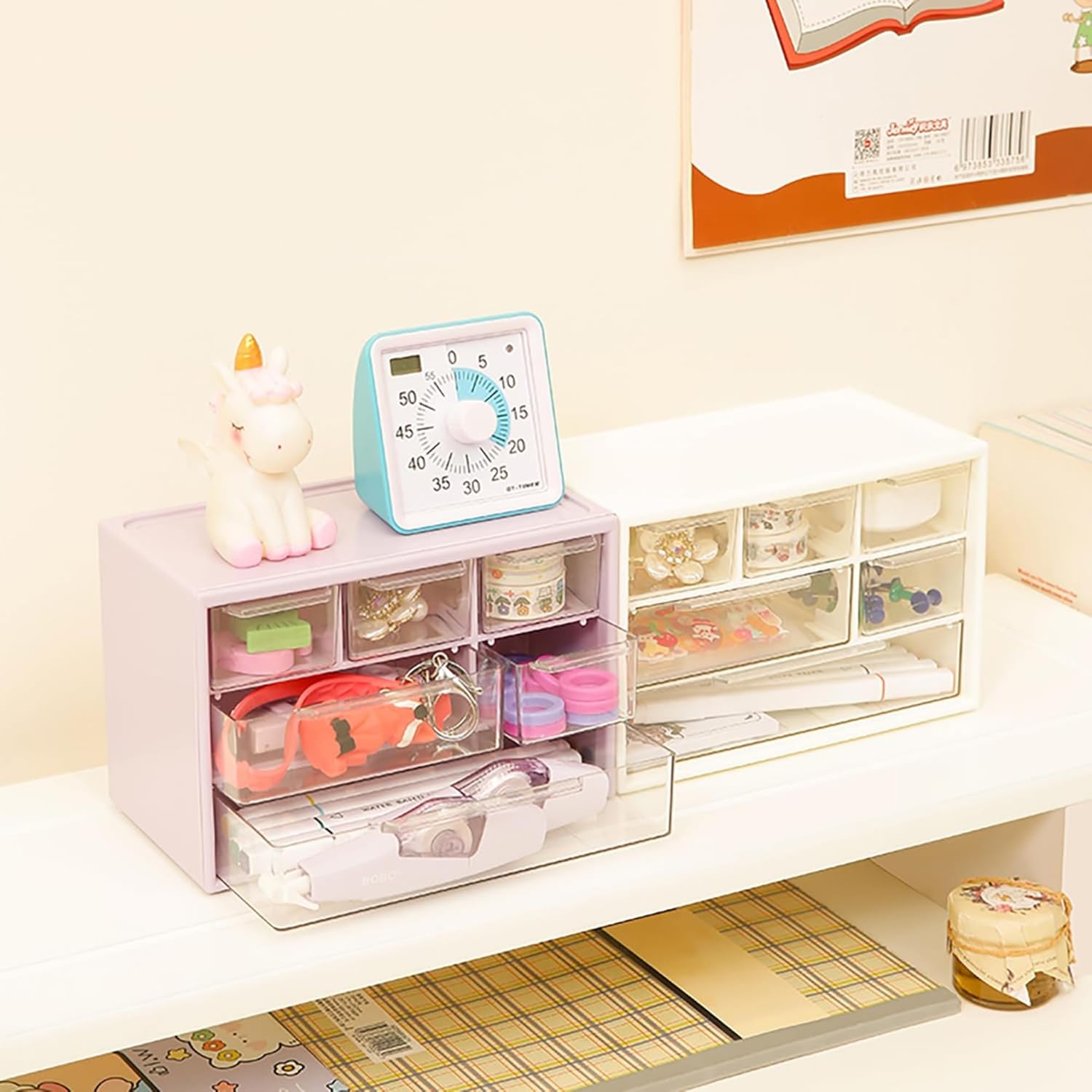 6-Grid Adjustable Organizer Box