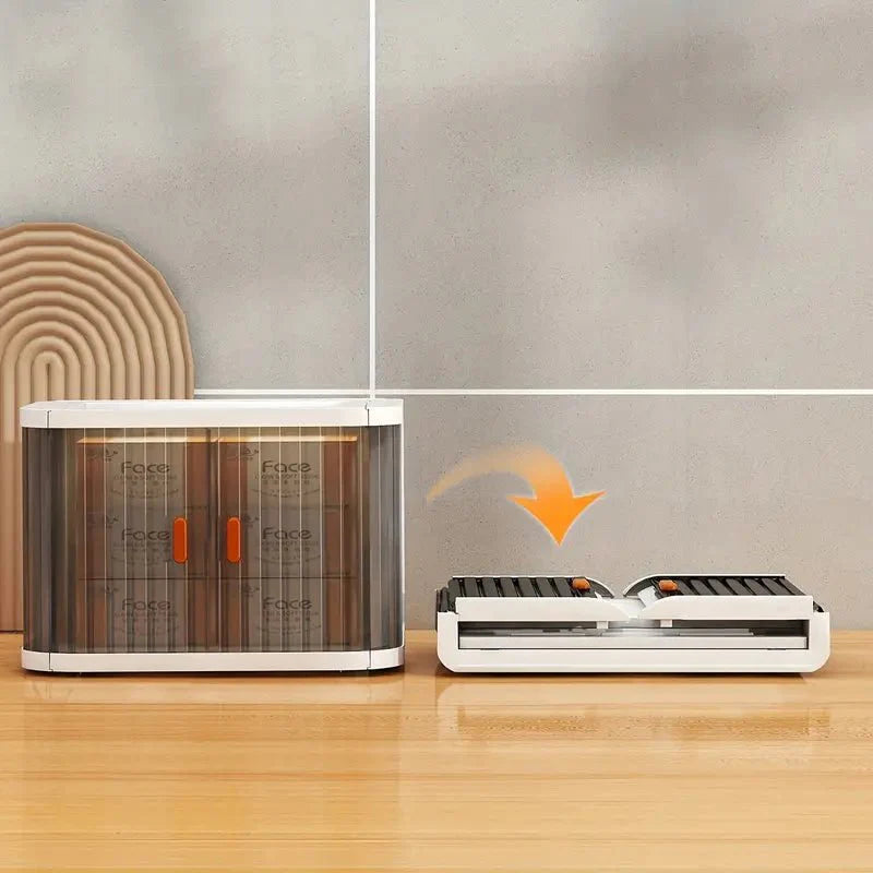 Versatile Transparent Folding Storage Shelf