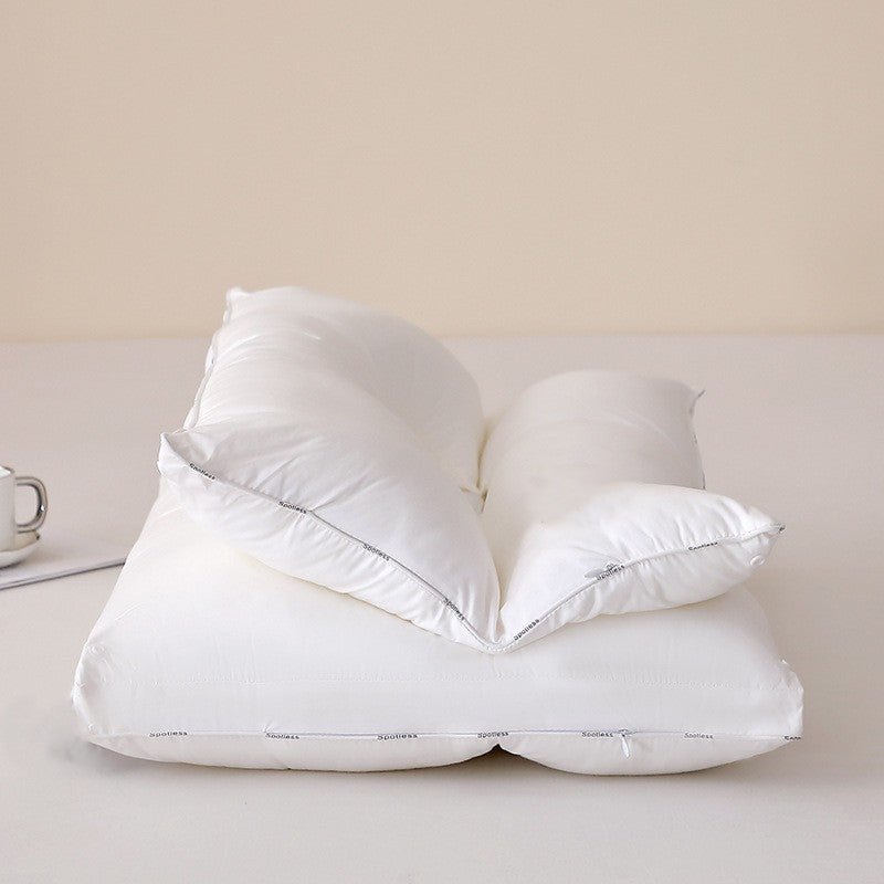 100% Cotton Dual-Comfort Neck Support Pillow