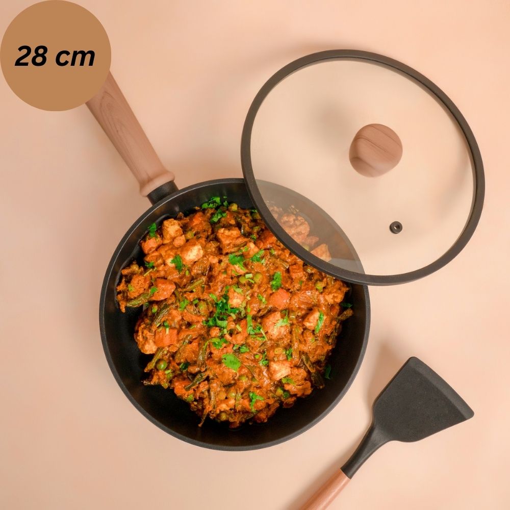 13-Piece Titanium Coated Non-Stick Kitchen Cookware Set