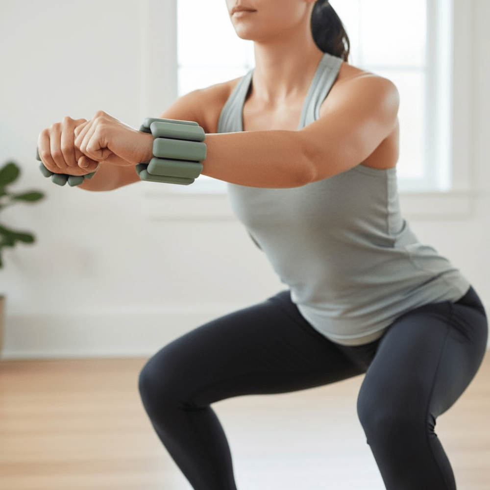 Adjustable Silicone Fitness Wrist and Ankle Weight Bands