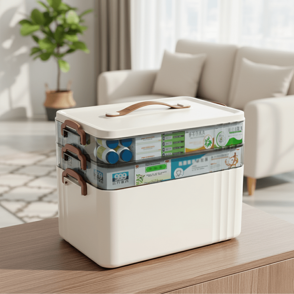 3-Tier Multi-Purpose Medicine Storage Organizer