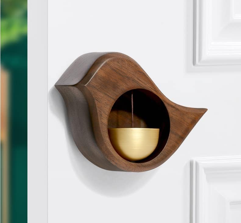 Bird Shape Japanese Wood Doorbell