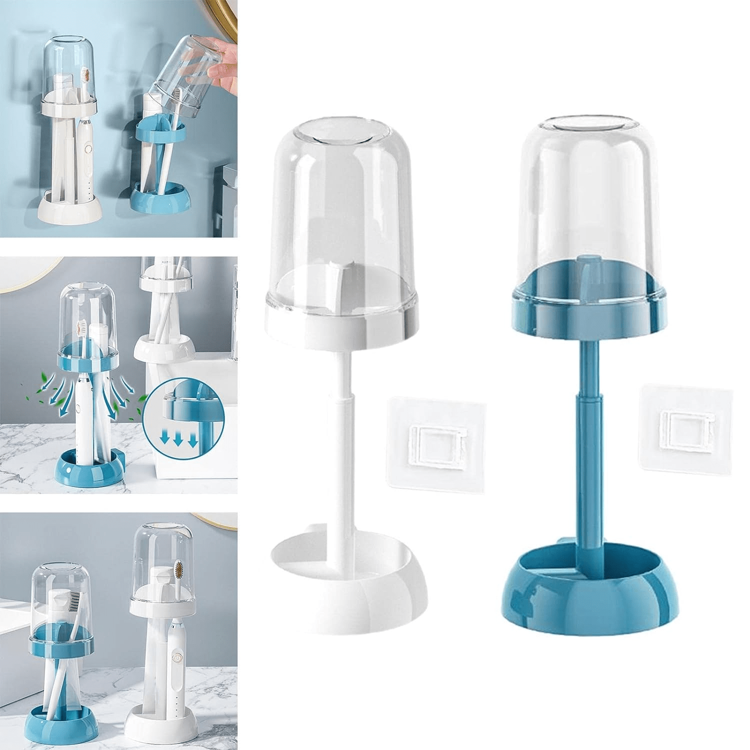 Adjustable And Hygienic Toothpaste Bracket