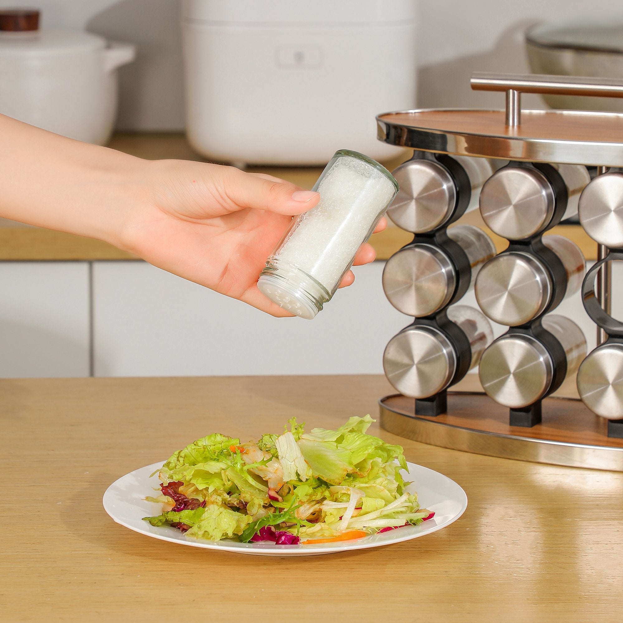 360° Rotating Multipurpose Spice Rack (Set of 12)